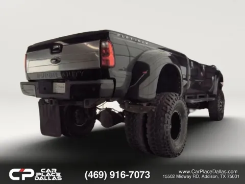 Another view of 2014 Ford F450 Super Duty Crew Cab Platinum Pickup 4D 8 ft for sale in Addison, TX at Car Place Dallas
