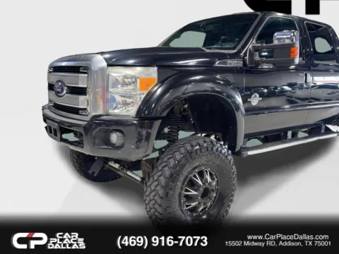 More photos of 2014 Ford F450 Super Duty Crew Cab Platinum,6.7L DIESEL,4X4,DRW,NAV,MOONROOF,HTD/COOLED LTHR,CAM,REMOTE START,TOW at Car Place Dallas, TX
