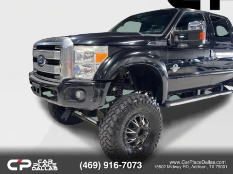 More photos of 2014 Ford F450 Super Duty Crew Cab Platinum,6.7L DIESEL,4X4,DRW,NAV,MOONROOF,HTD/COOLED LTHR,CAM,REMOTE START,TOW at Car Place Dallas, TX
