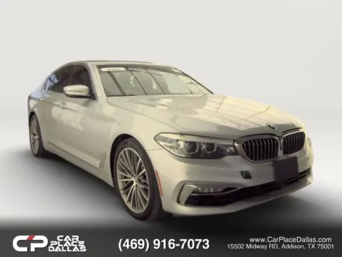 Silver 2018 BMW 5 Series 530i Sedan 4D for sale in Addison, TX