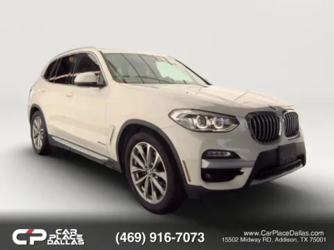 White 2018 BMW X3 xDrive30i Sport Utility 4D for sale in Addison, TX