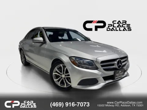 Silver 2017 Mercedes-Benz C-Class C 300 Sedan 4D for sale in Addison, TX