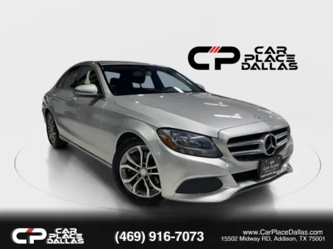 Silver 2017 Mercedes-Benz C-Class C 300 Sedan 4D for sale in Addison, TX