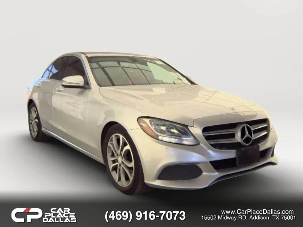 Silver 2017 Mercedes-Benz C-Class C 300 Sedan 4D for sale in Addison, TX