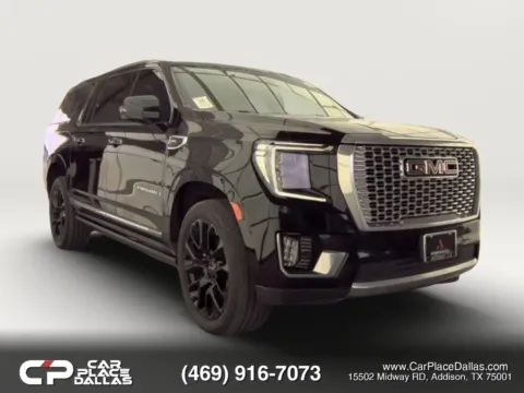 Black 2022 GMC Yukon XL Denali Sport Utility 4D for sale in Addison, TX