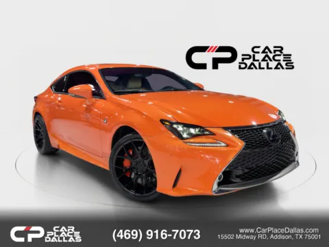 Orange 2015 Lexus RC 350 Coupe 2D for sale in Addison, TX