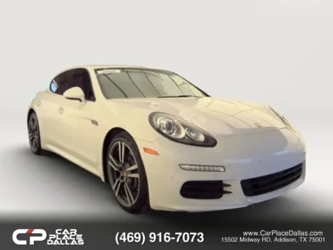 White 2015 Porsche Panamera Sedan 4D for sale in Addison, TX