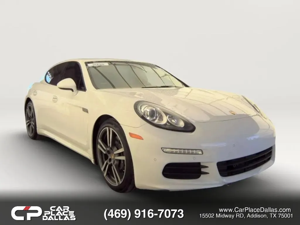 White 2015 Porsche Panamera Sedan 4D for sale in Addison, TX