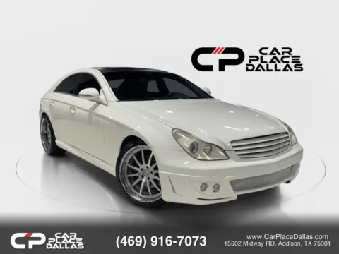 White 2006 Mercedes-Benz CLS-Class CLS 500 Coupe 4D for sale in Addison, TX
