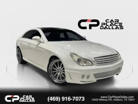 White 2006 Mercedes-Benz CLS-Class CLS 500 Coupe 4D for sale in Addison, TX