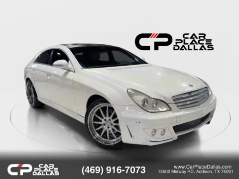 White 2006 Mercedes-Benz CLS-Class CLS 500 Coupe 4D for sale in Addison, TX