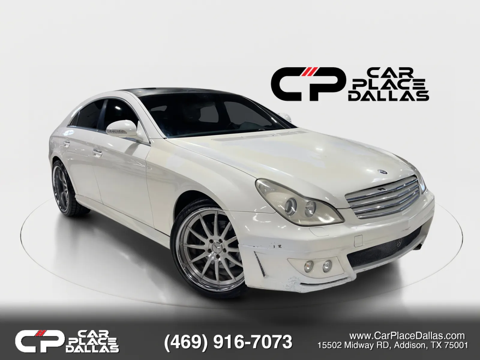 White 2006 Mercedes-Benz CLS-Class CLS 500 Coupe 4D for sale in Addison, TX
