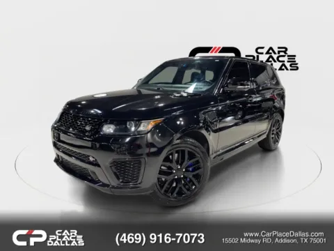 Photos of 2016 Land Rover Range Rover Sport SVR 5.0 SC V8,550HP,PANO,ACC,21 SVR WHLS,PREM AUDIO,SOFT CLOSE,HTD WHEEL for sale in Addison, TX at Car Place Dallas