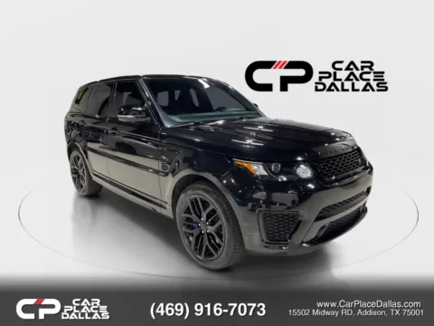 More photos of 2016 Land Rover Range Rover Sport SVR 5.0 SC V8,550HP,PANO,ACC,21 SVR WHLS,PREM AUDIO,SOFT CLOSE,HTD WHEEL at Car Place Dallas, TX