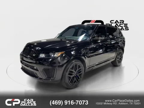 Another view of 2016 Land Rover Range Rover Sport SVR 5.0 SC V8,550HP,PANO,ACC,21 SVR WHLS,PREM AUDIO,SOFT CLOSE,HTD WHEEL for sale in Addison, TX at Car Place Dallas