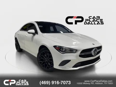White 2020 Mercedes-Benz CLA 250 Coupe 4D for sale in Addison, TX