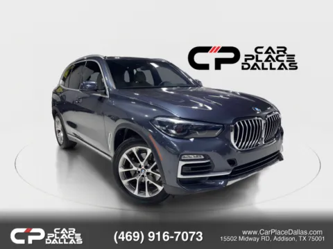Gray 2021 BMW X5 sDrive40i Sport Utility 4D for sale in Addison, TX