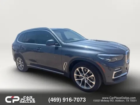 Gray 2021 BMW X5 sDrive40i Sport Utility 4D for sale in Addison, TX
