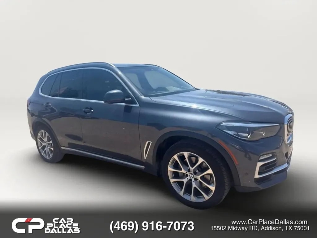 Gray 2021 BMW X5 sDrive40i Sport Utility 4D for sale in Addison, TX