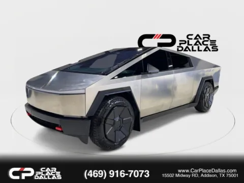 Another view of 2024 Tesla Cybertruck All-Wheel Drive Pickup 4D 6 ft for sale in Addison, TX at Car Place Dallas