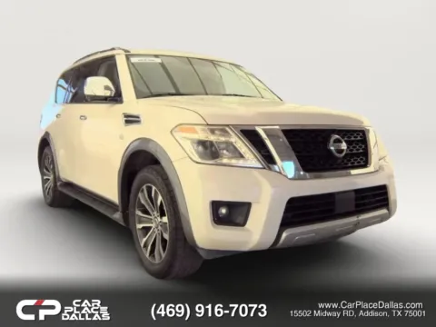 White 2018 Nissan Armada SL Sport Utility 4D for sale in Addison, TX