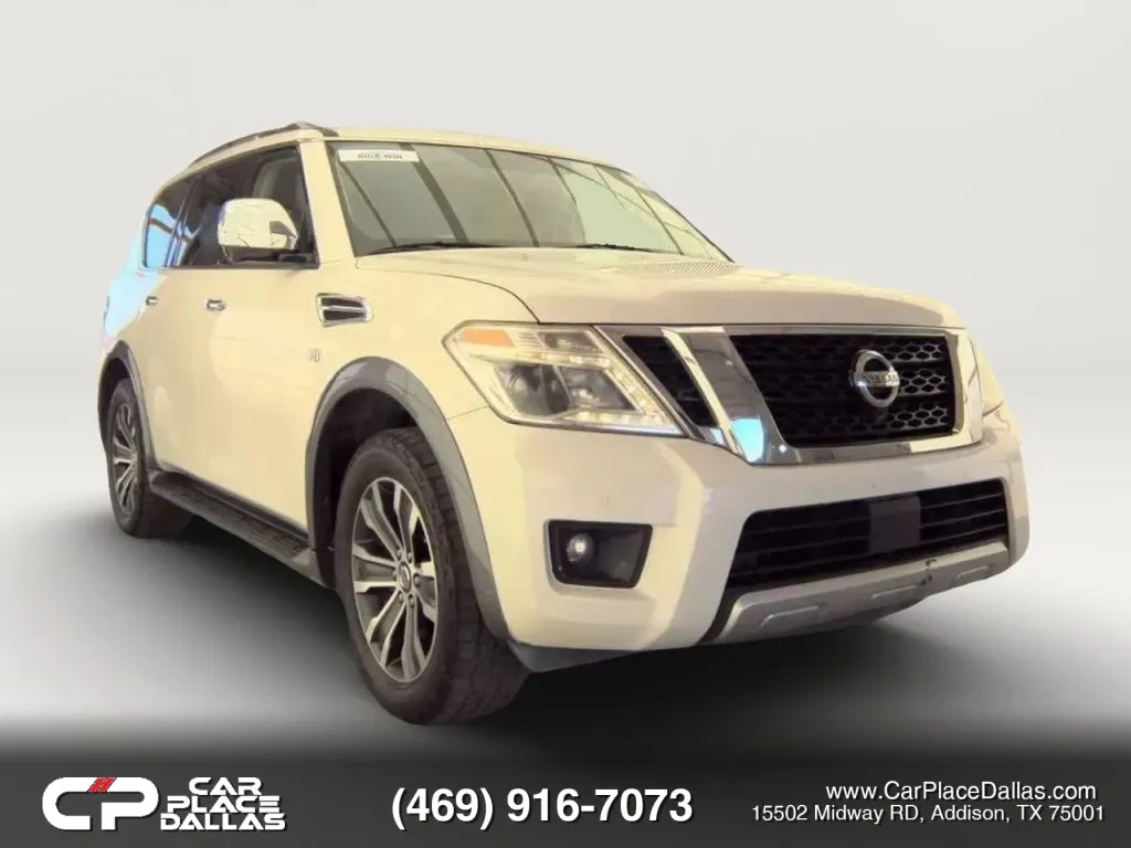 White 2018 Nissan Armada SL Sport Utility 4D for sale in Addison, TX
