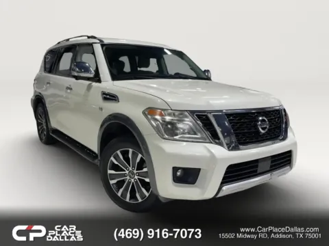 White 2018 Nissan Armada SL Sport Utility 4D for sale in Addison, TX