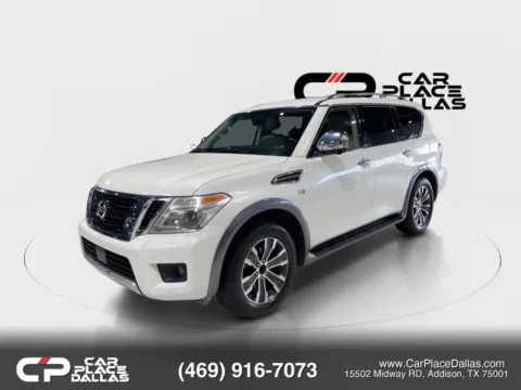 Another view of 2018 Nissan Armada SL Sport Utility 4D for sale in Addison, TX at Car Place Dallas