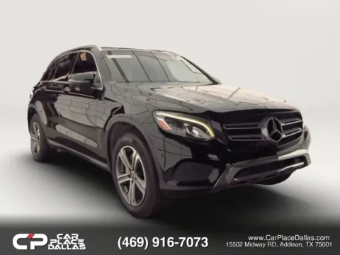 Black 2018 Mercedes-Benz GLC 300 Sport Utility 4D for sale in Addison, TX