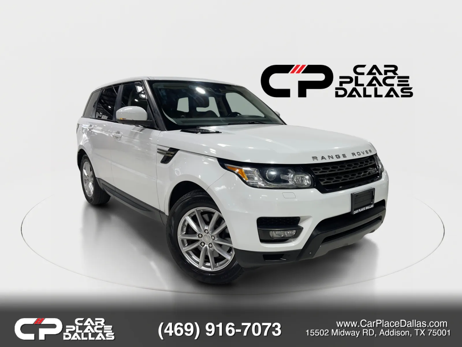 White 2015 Land Rover Range Rover Sport SE Sport Utility 4D for sale in Addison, TX