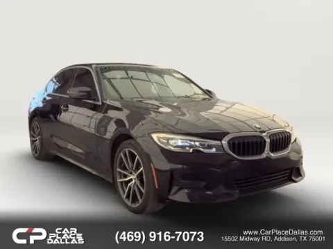Black 2019 BMW 3 Series 330i Sedan 4D for sale in Addison, TX