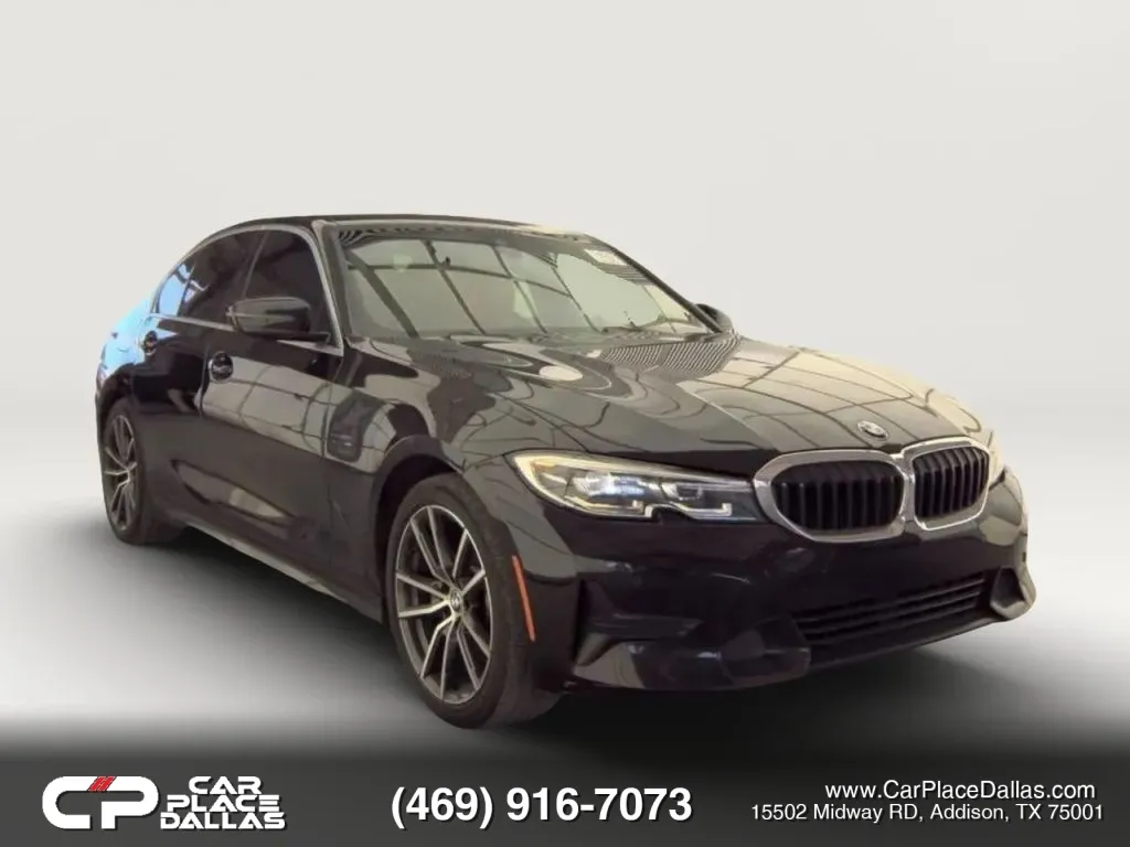 Black 2019 BMW 3 Series 330i Sedan 4D for sale in Addison, TX