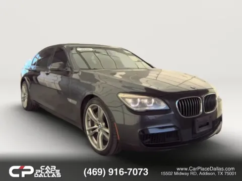 Gray 2015 BMW 7 Series 750Li Sedan 4D for sale in Addison, TX