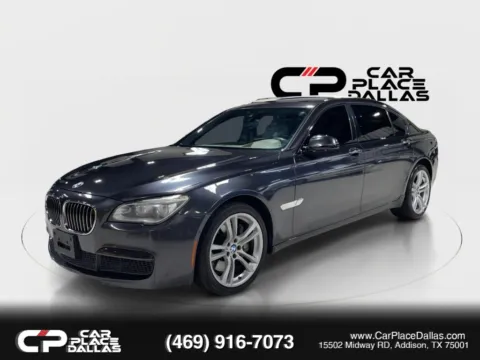 Another view of 2015 BMW 7 Series 750Li,M SPORT,EXEC PKG,DRIVER ASST PLUS,ACC,HUD,B&O,HTD LTHR,CAM,20 M WHLS for sale in Addison, TX at Car Place Dallas