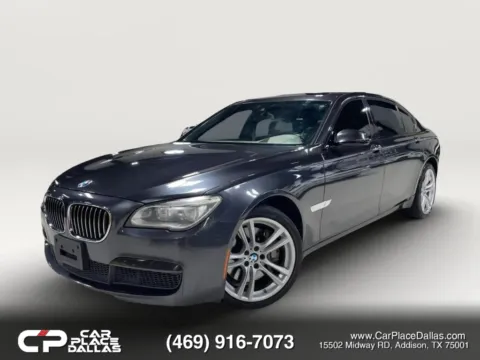 Photos of 2015 BMW 7 Series 750Li,M SPORT,EXEC PKG,DRIVER ASST PLUS,ACC,HUD,B&O,HTD LTHR,CAM,20 M WHLS for sale in Addison, TX at Car Place Dallas