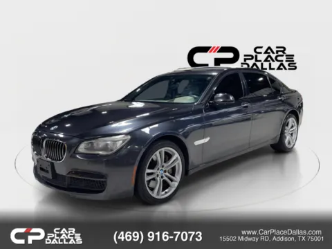 Another view of 2015 BMW 7 Series 750Li,M SPORT,EXEC PKG,DRIVER ASST PLUS,ACC,HUD,B&O,HTD LTHR,CAM,20 M WHLS for sale in Addison, TX at Car Place Dallas