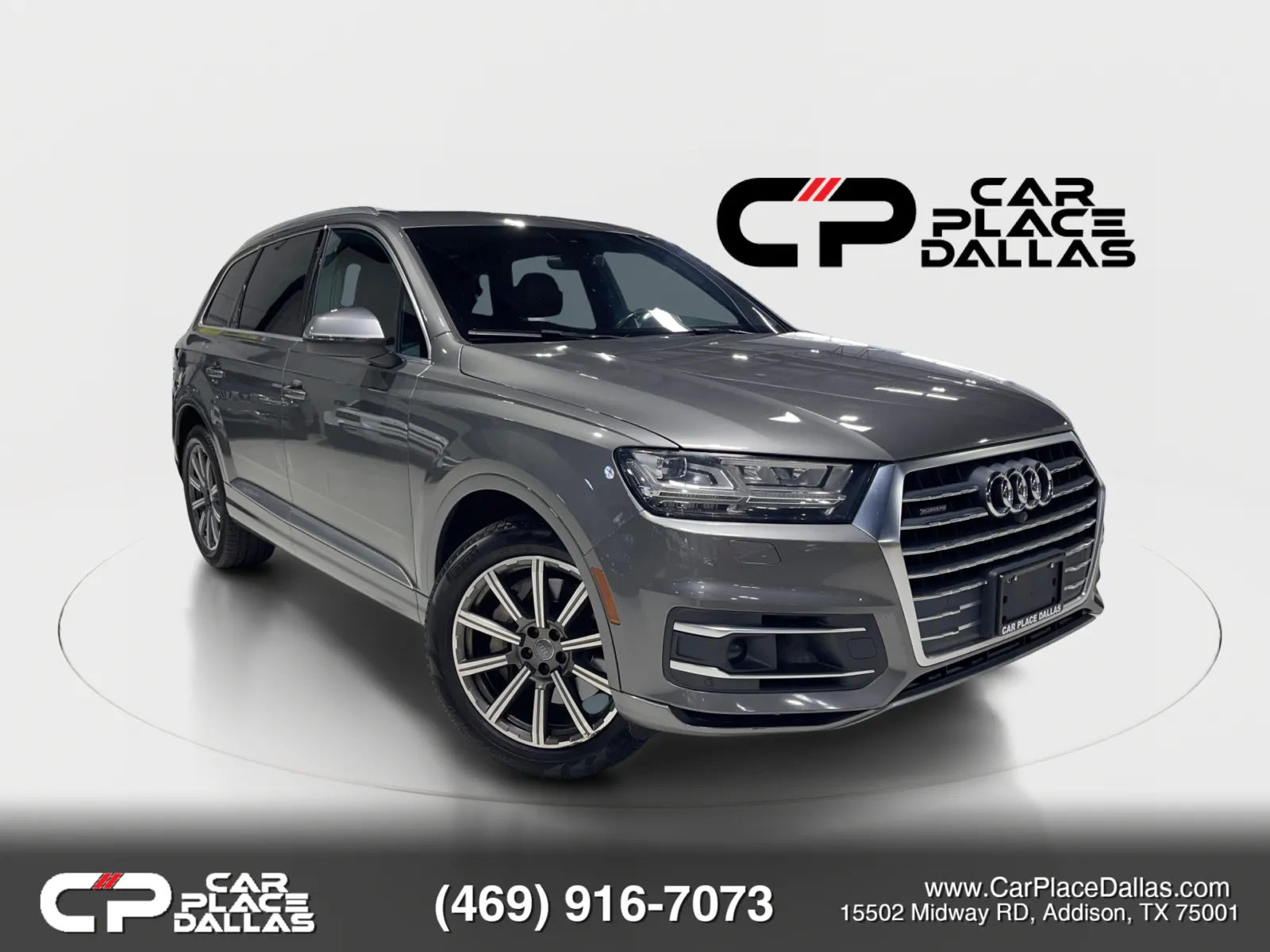Silver 2017 Audi Q7 3.0T Premium Plus Sport Utility 4D for sale in Addison, TX