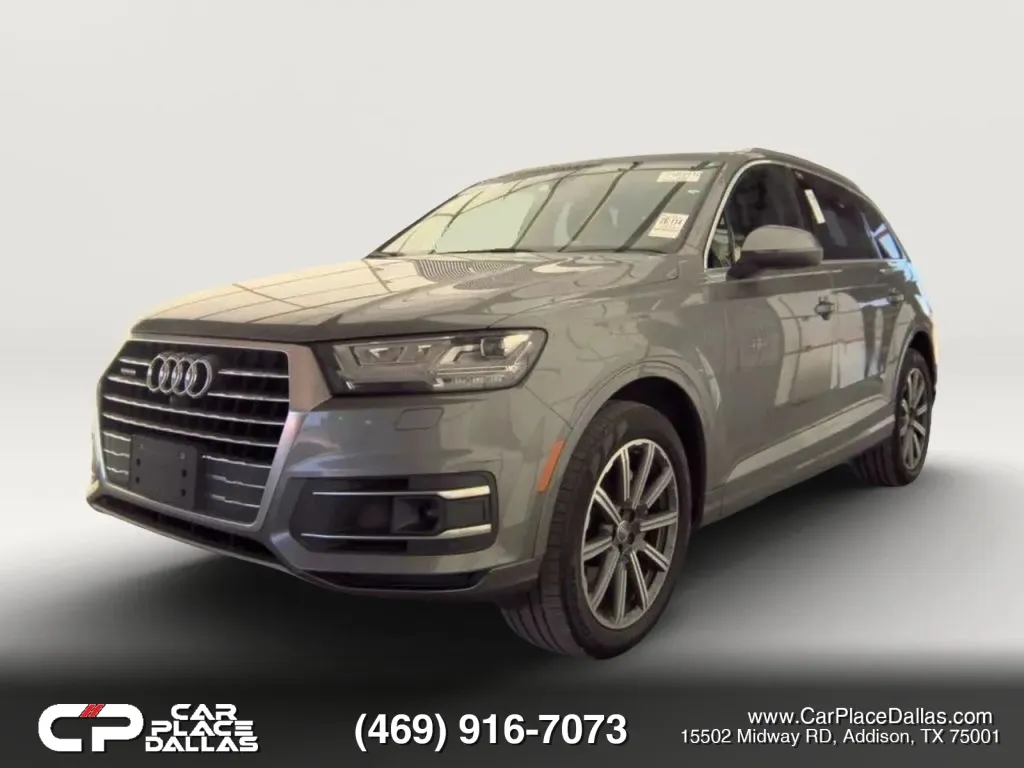 Silver 2017 Audi Q7 3.0T Premium Plus Sport Utility 4D for sale in Addison, TX