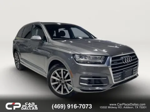 Silver 2017 Audi Q7 3.0T Premium Plus Sport Utility 4D for sale in Addison, TX