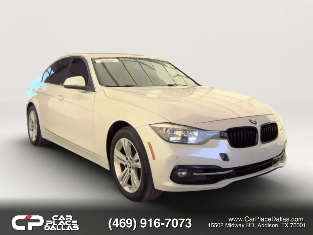 White 2017 BMW 3 Series 330i Sedan 4D for sale in Addison, TX