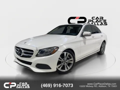 Photos of 2018 Mercedes-Benz C-Class C 300,PREM PKG,SUNROOF,HTD STS,BLIND SPOT,CARPLAY,CAM,KEYLESS-GO,MEMORY STS,18 WHLS for sale in Addison, TX at Car Place Dallas