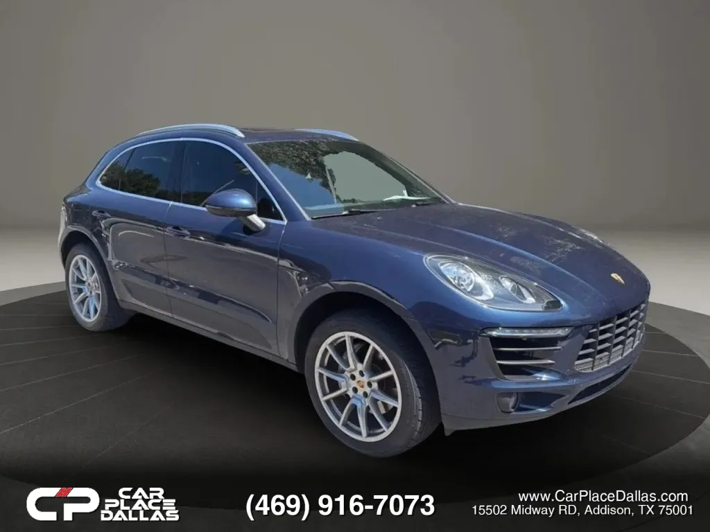 Blue 2016 Porsche Macan S Sport Utility 4D for sale in Addison, TX