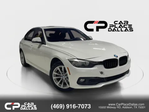 White 2017 BMW 3 Series 320i Sedan 4D for sale in Addison, TX