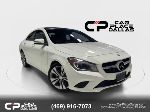 White 2015 Mercedes-Benz CLA-Class CLA 250 Coupe 4D for sale in Addison, TX