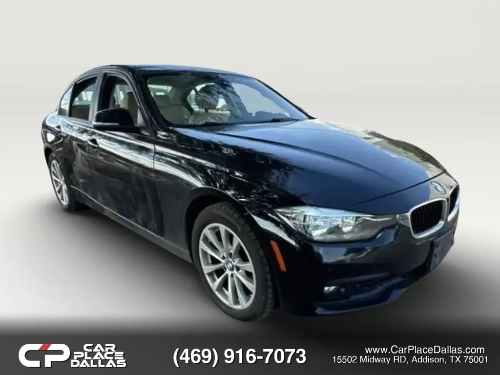 Black 2016 BMW 3 Series 320i Sedan 4D for sale in Addison, TX