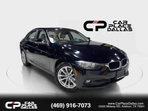 Black 2016 BMW 3 Series 320i Sedan 4D for sale in Addison, TX