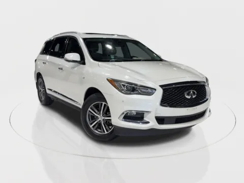White 2017 INFINITI QX60 FWD,PREM PKG,PREM PLUS,NAV,BOSE,360 CAM,MOONROOF,HTD LTHR,REMOTE START for sale in Addison, TX