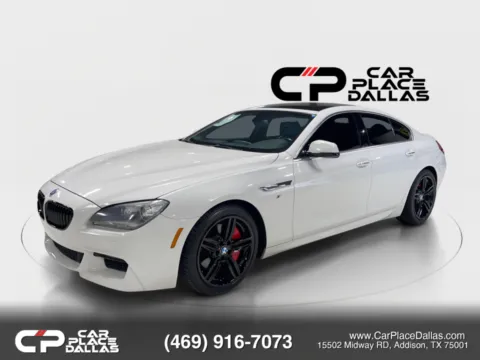 Another view of 2013 BMW 6 Series 650i xDrive Gran Coupe AWD,V8,NAV,LEATHER,LOW MILES,WHITE EXT for sale in Addison, TX at Car Place Dallas