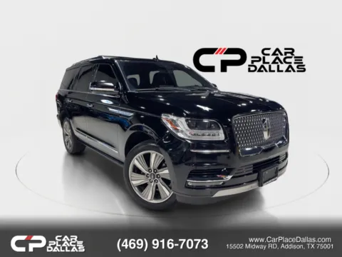 Black 2018 Lincoln Navigator Reserve Sport Utility 4D for sale in Addison, TX