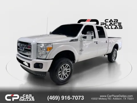 Another view of 2016 Ford F350 Super Duty Crew Cab Platinum DIESEL,CREW CAB,LEATHER,NAV,CAM,HTD/VENT STS,TOW PKG for sale in Addison, TX at Car Place Dallas